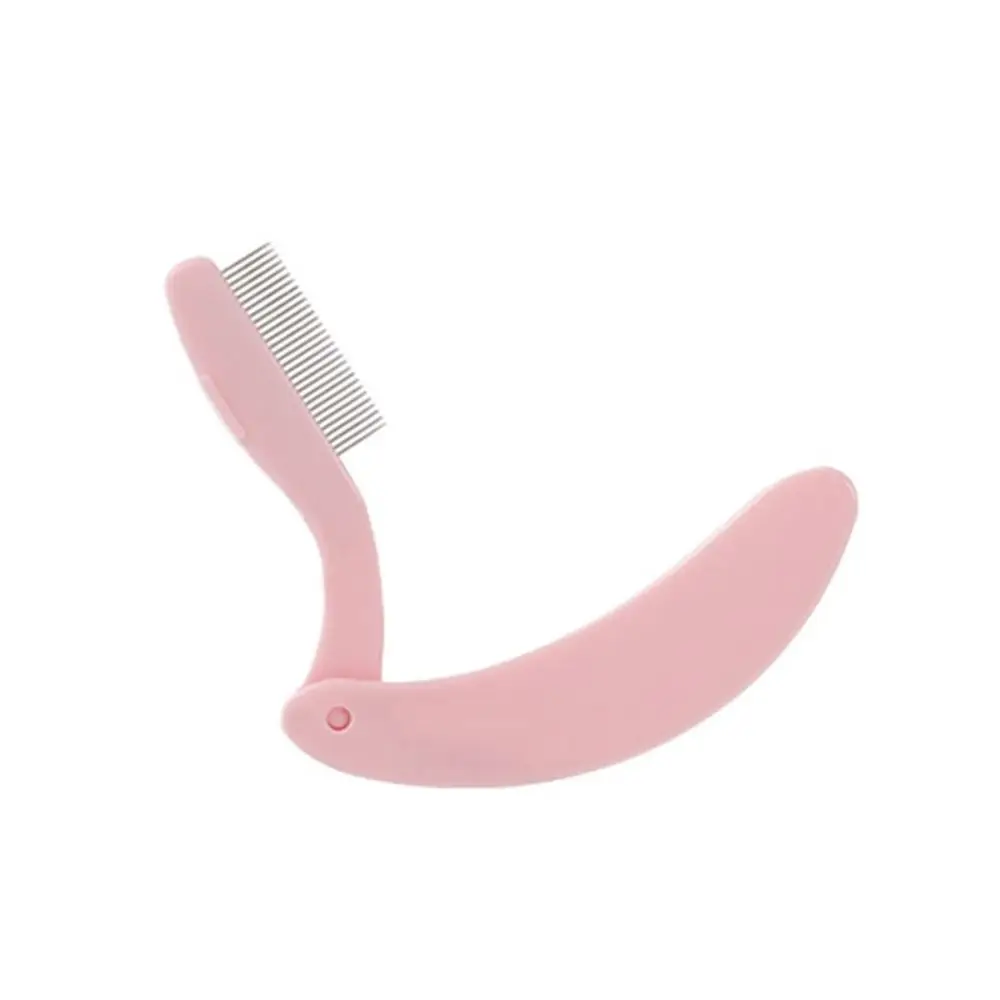 

Multi Function Teeth Eyelash Brush Ultra-fine Foldable Metal Eyebrow Brush Stainless Steel Extension Steel Eyebrow Comb Make Up