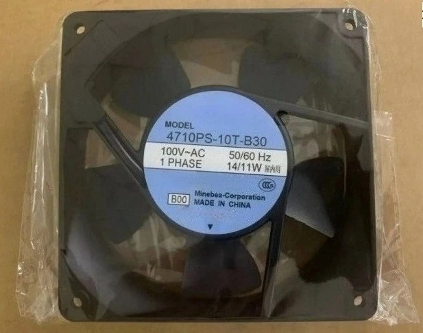 

Brand New original 4710PS-10T-B30 cooling fan AC100V 14/11W 2300/2700RPM 120*120*25MM Fast delivery