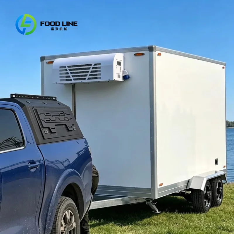 Customized Mobile Cold Storage Trailer With Polyurethane Insulation For Meat And Seafood Transport Bulk Purchase Lower Cost