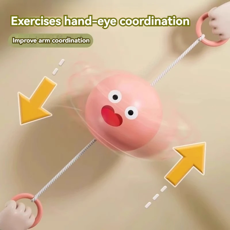 Magische UFO-bal, verdikte springbal met licht, speelgoed voor kinderen, buitenspeelgoed, voetbal, elastische gloeibal voor kinderen, leuk spel