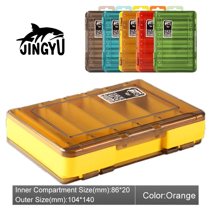 

Practical Lure Storage Box-Compartmentalized Design for Fishing Lures & Accessories | Lightweight & Durable Tackle Organizer For