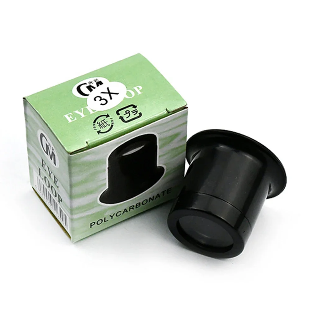 3/5/10/15/20X Jeweler Watch Magnifier Tools Portable Monocular Magnifying Glass Loupe Lens for Watchmakers Monocular Magnifier