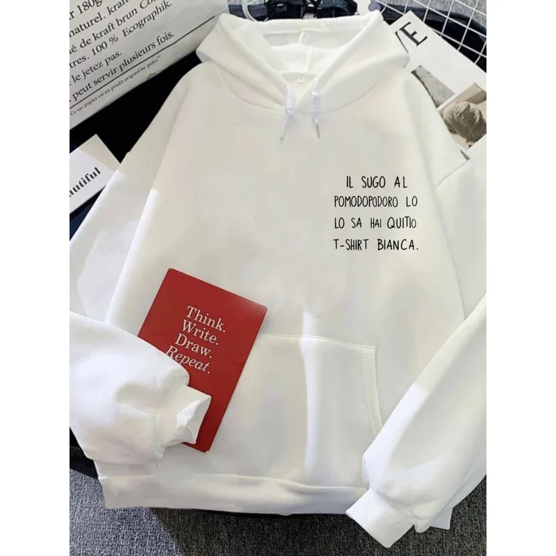 Men's Hoodie White …