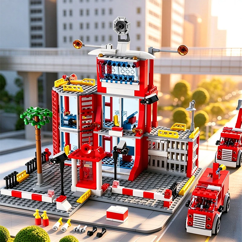 İtfaiye İstasyonu Yapım Seti,  - Lego Set City incelemesi ve fiyatı
