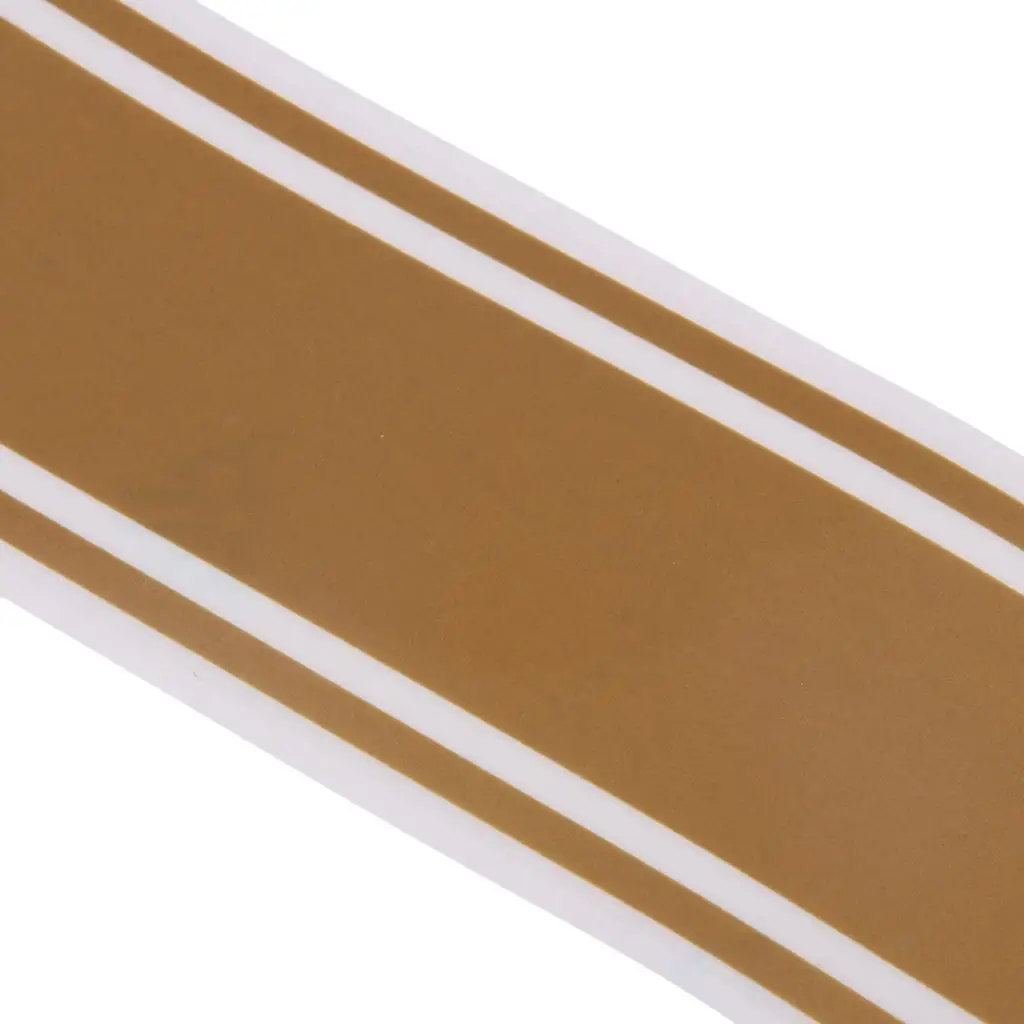 

3-4pack 50x4.5cm Motorcycle DIY Fuel Gas Tank Decal Sticker for Cafe Racer Gold