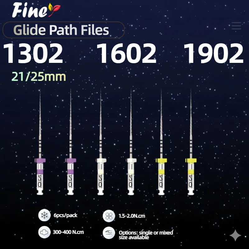 

Dental Glide Path Files 1302 1602 1902 Endodontics Files Glider 21/25mm Endo Rotary Files Pathfinder Dental Materials Dentistry
