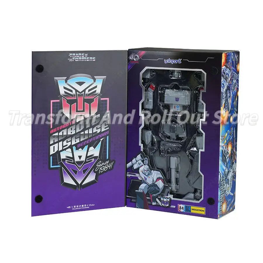 متوفر في المخزون Yolopark Transformers AMK G1 40th Megatron No Alloy Edition عمل نموذج لجسم لعبة جمع هواية هدية #3