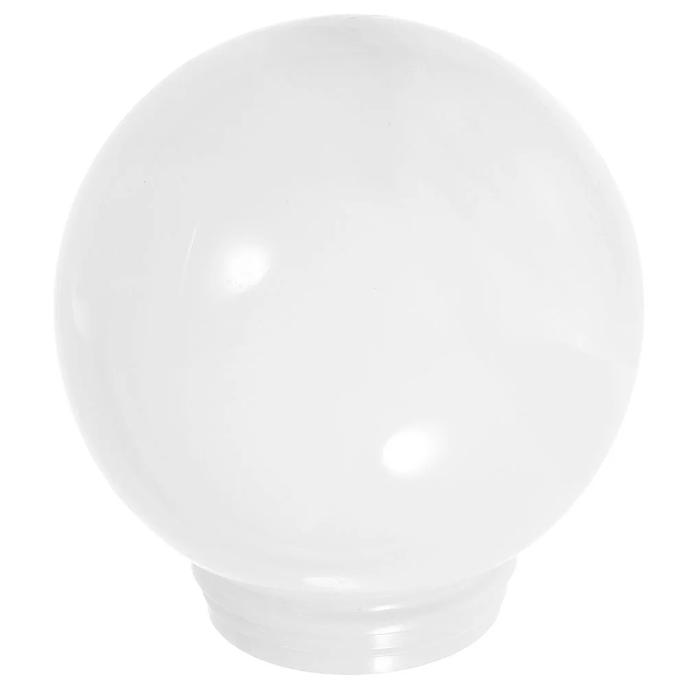 Outdoor Spherical Post Light Fixtureshade Wear-resistant Acrylic Post Light Fixtureshade Garden Wall Light