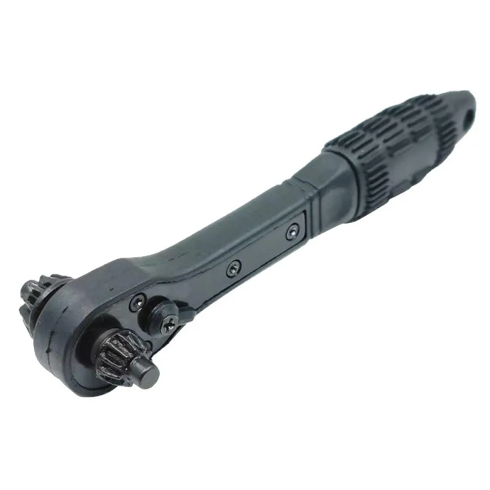Drill Chuck Key Ratchet Wrench Two In One Hand Tool Multifunctional Spanner For Mechanic Assembly And Home Projects