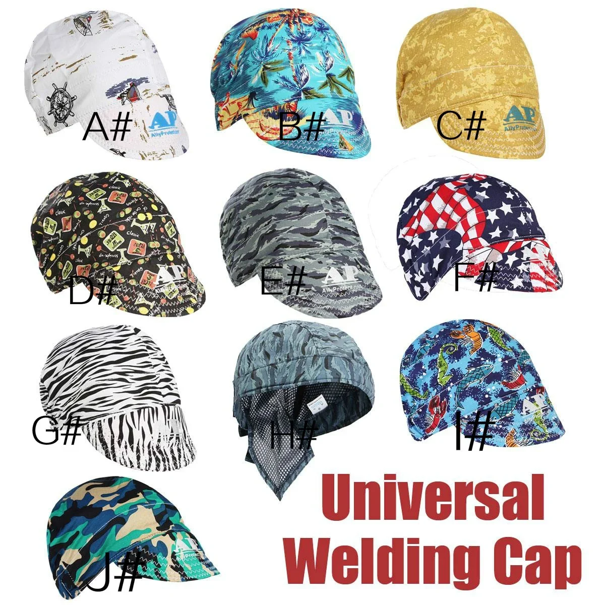Elastic Welding Hat Sweat Absorption Welders  Protective  Cap Flame Resistant Head Full Protection Hoods