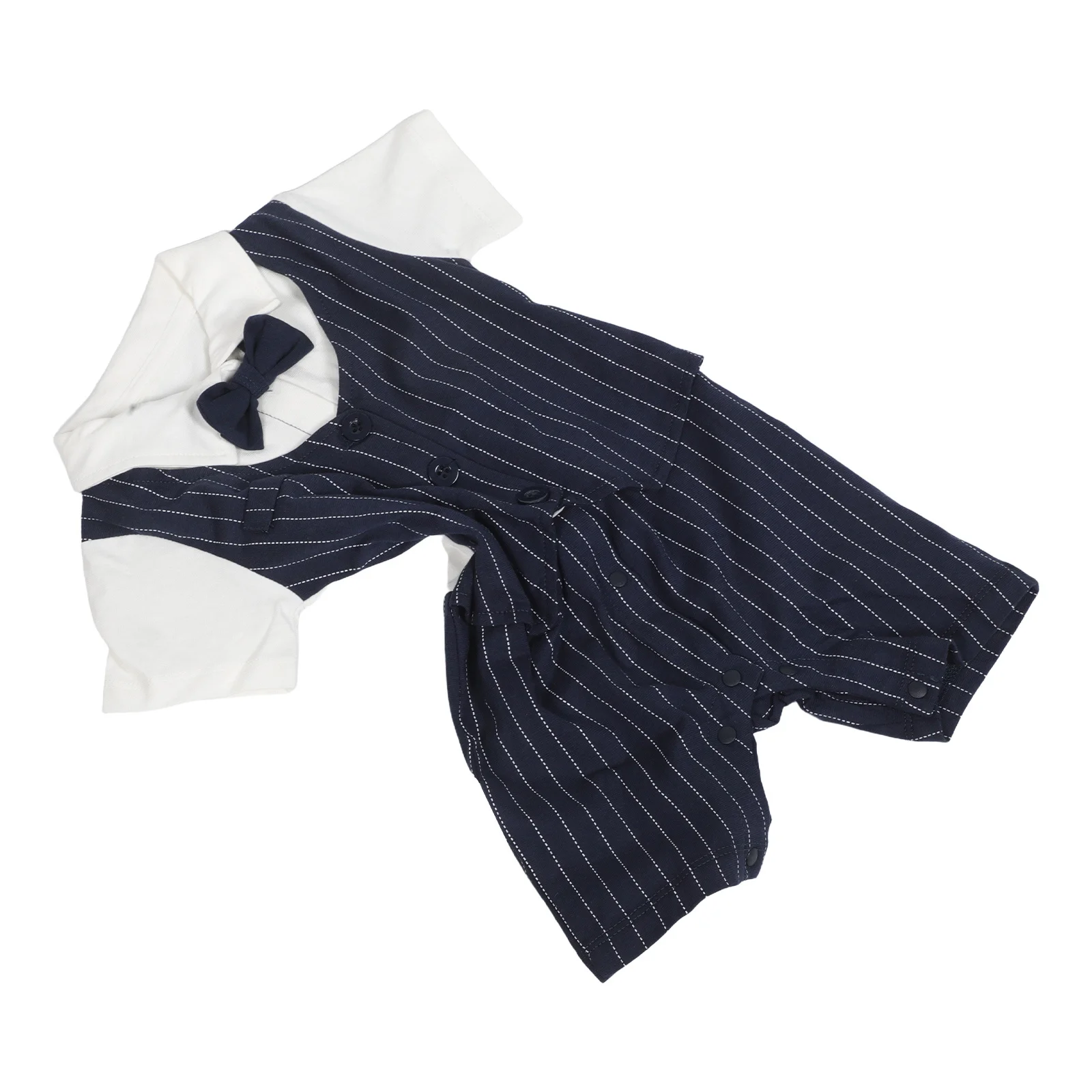 

Summer Short Sleeve Baby Boy Romper Cotton Gentleman Outfit 59 Cm Wedding Party Formal Wear Newborn Jumpsuit Baby Boy Clothes