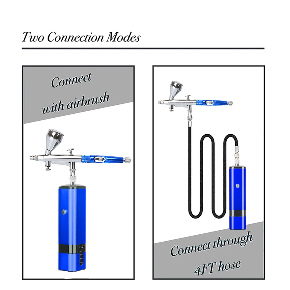 TM80S-C-180 Portable Airbrush Kit High Pressure Makeup Gun Machine In Multi-Functional Beauty Equipment Mini Air Compressor