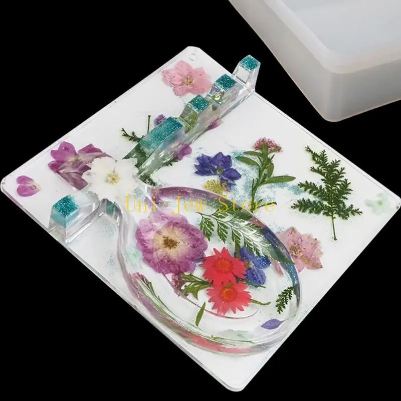40GB Spoon Storage Tray Epoxy Resin Mold Tableware Rack Plate Silicone Mould DIY Crafts Home Decortaions Casting Tool