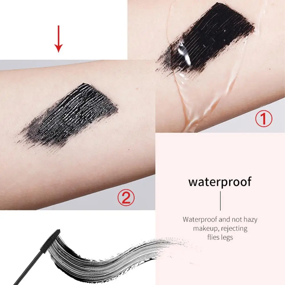 1/3/5 Stuks Yanqina Super Lange Mascara 4d Waterdichte En Zweetbestendige Mascara Instant Volumiserende Mascara Sneldrogend Niet Samenklonteren