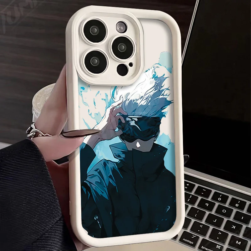 Etui Jujutsu Kaisen Gojo Satoru do Xiaomi POCO X6 X5 X4 GT F3 F4 F5 M6 Pro X3 NFC Mi 13T 12T 11T 13 12 11 Lite 5G NE Soft Cover