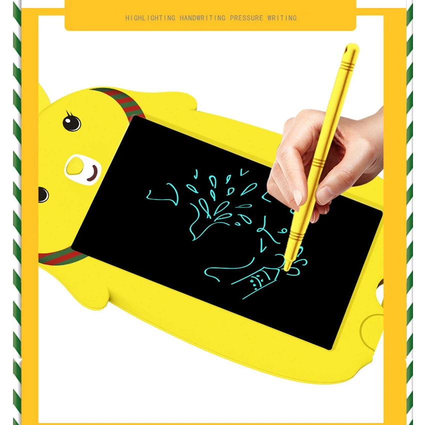 Cartoon 9 Inch LCD Writing Tablets Colorful Screen Drawing Pad Doodle Board Toy Christmas Gift and Learning Tool for Kids L38