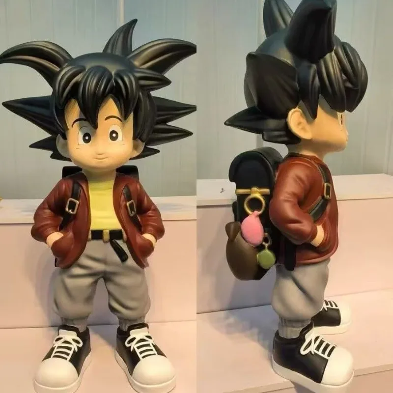 Dragon Ball Anime Figurine 80CM Action Figure Large Garage Kit Cartoon Wukong GK Resin Model Children's Toys Collection Gift