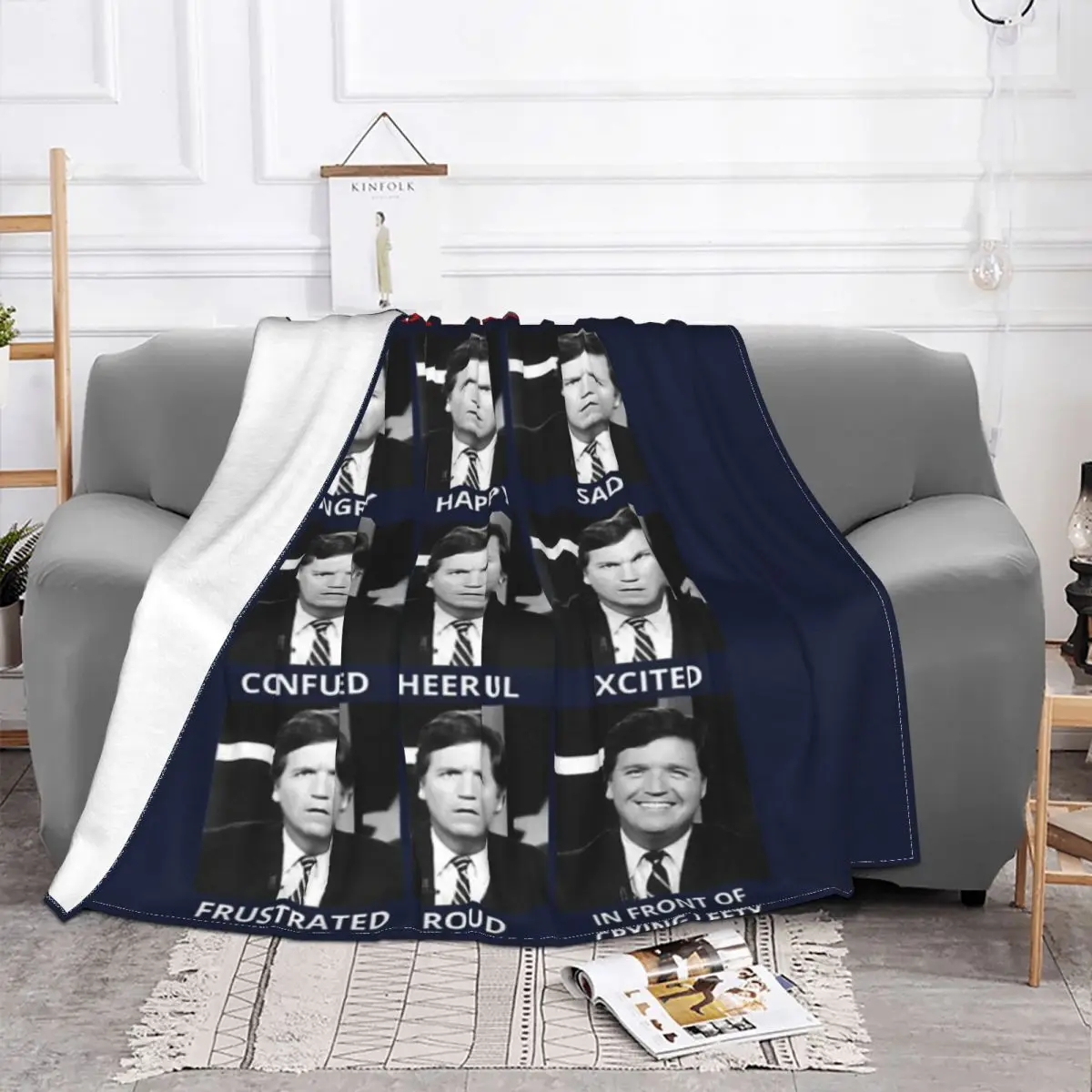 The Expressions Of Tucker Carlson Home Bed Blankets Throw Blanket Blankets And Blankets Throw Blanket