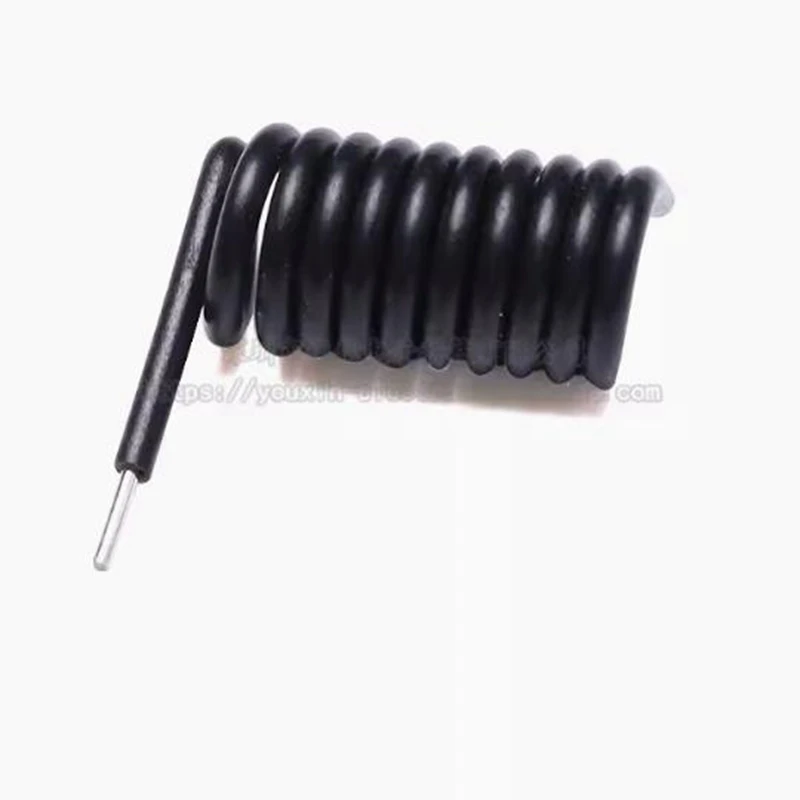 10pcs 315MHZ/433MHZ spring antenna wireless receiving and transmitting remote control module black rubber spiral