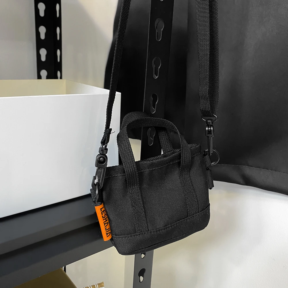 

Retro Unisex Shoulder Bags Solid Color Eco-Friendly Handbags Leisure Ladies Girls Nylon Tote Daily Traveling Bag