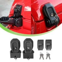 Cierres de Seguridad para Capó de Coche, Antirrobo, para Jeep Wrangler JL 4xe Rubicon Sahara Gladiator JT 2018-2023, Accesorios Exteriores