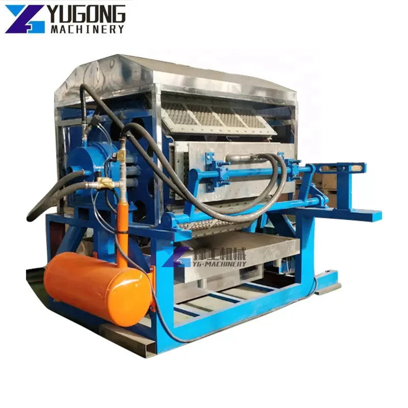 Fully Automatic Manufacturers Supply Alveoles Egg Tray Machine Production Line Paper Egg Tray Making Machine for Sale