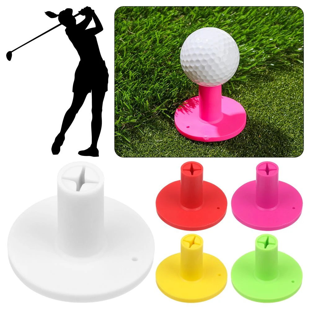 5 pcs borracha Golf Tees Driving Range 38 milímetros Branco Preto amarelo vermelho verde Tee Outdoor Indoor Training Aids Acessórios