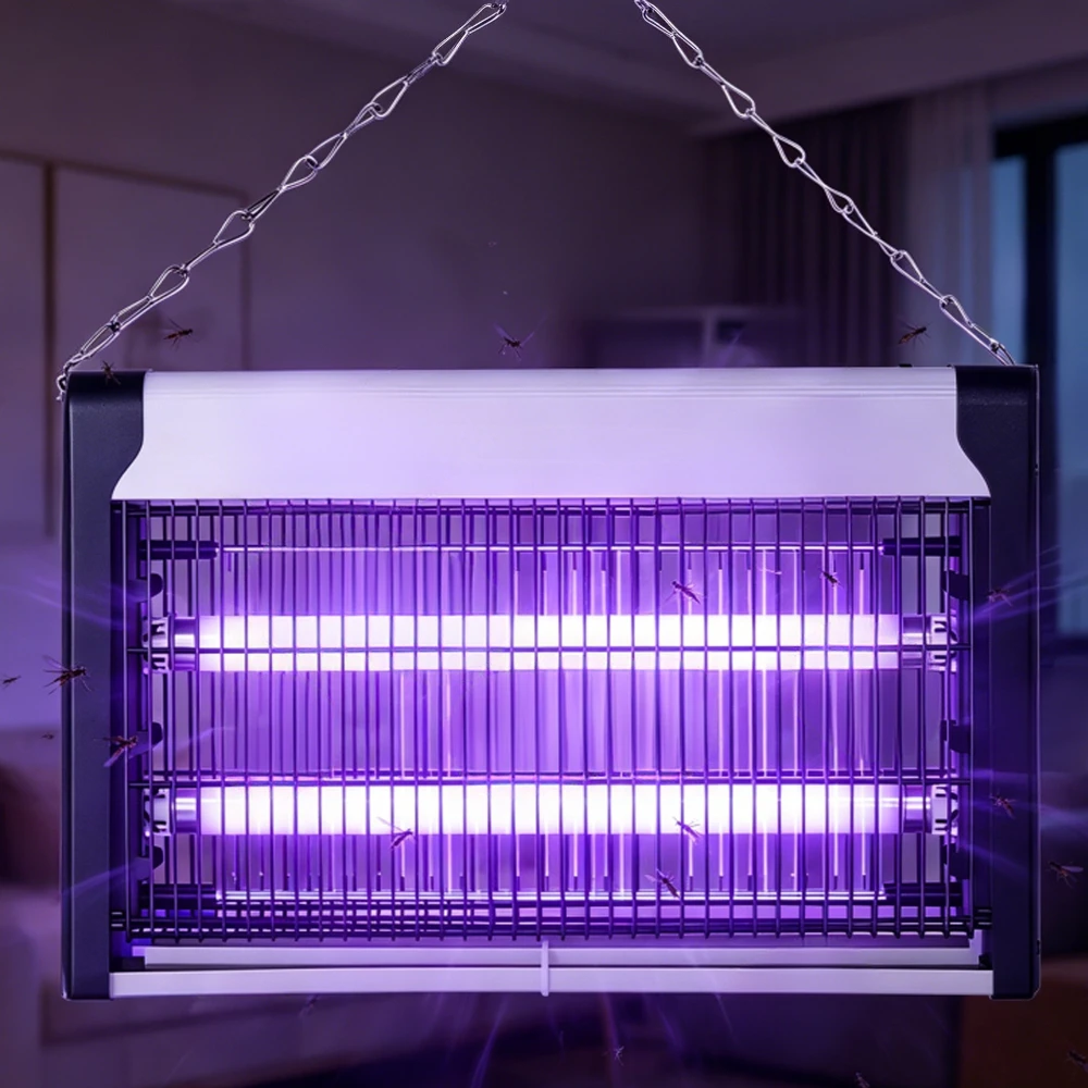 Lámpara Antimosquitos JOYINLED con Luces UV, Eliminador de Insectos de 20W 30W 40W, Trampa para Moscas y Mosquitos, Repelente de Insectos para Interiores