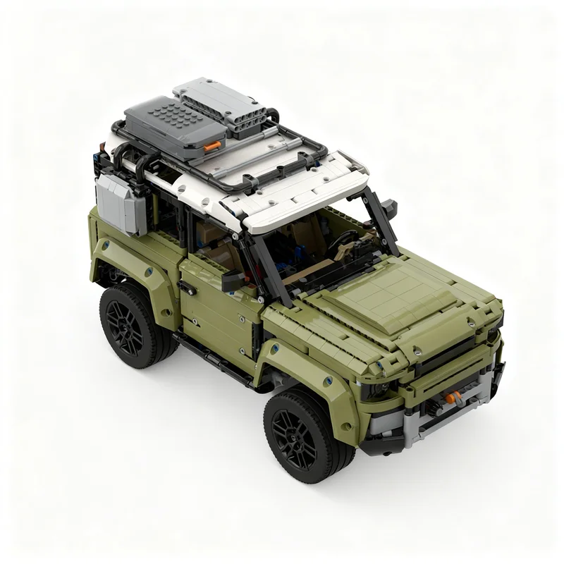 2489pcs MOC Technical RC Defender Grohl 2.0 + Model Building Blocks Toy Architecture Christmas Gift Creative Education Art Brick