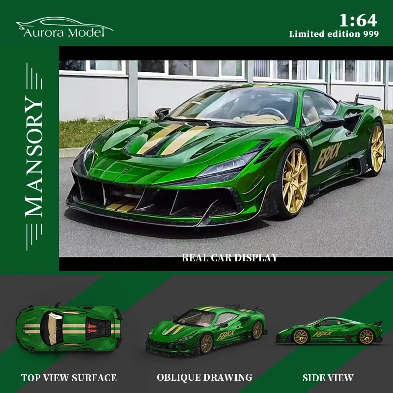 AuroraModel AM 1:64 F8 Tributo Mansory F8XX Diecast Model Car