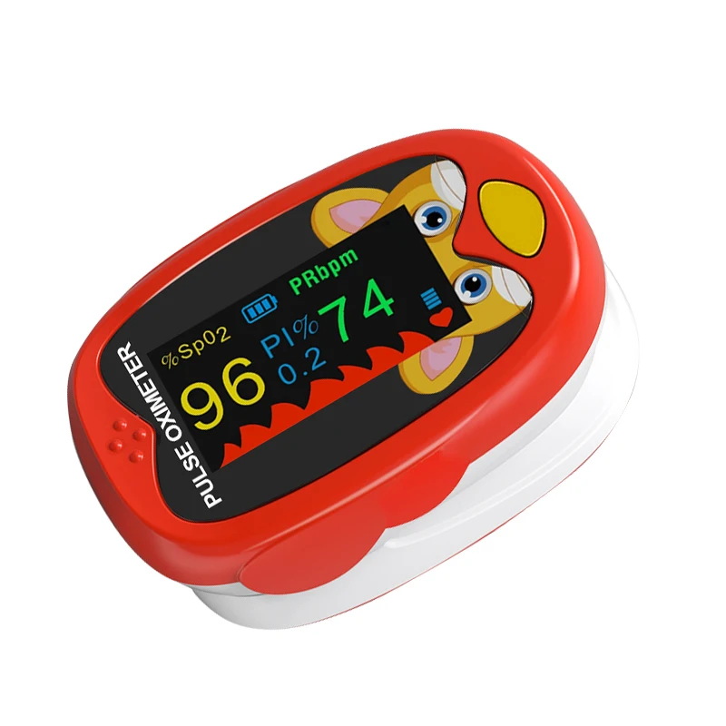 USB Pediatric Oximeter Finger Blood Oxygen Monitor for Children Pulse Oximeter OLED Digital Oximetro Home Medical Oximeter