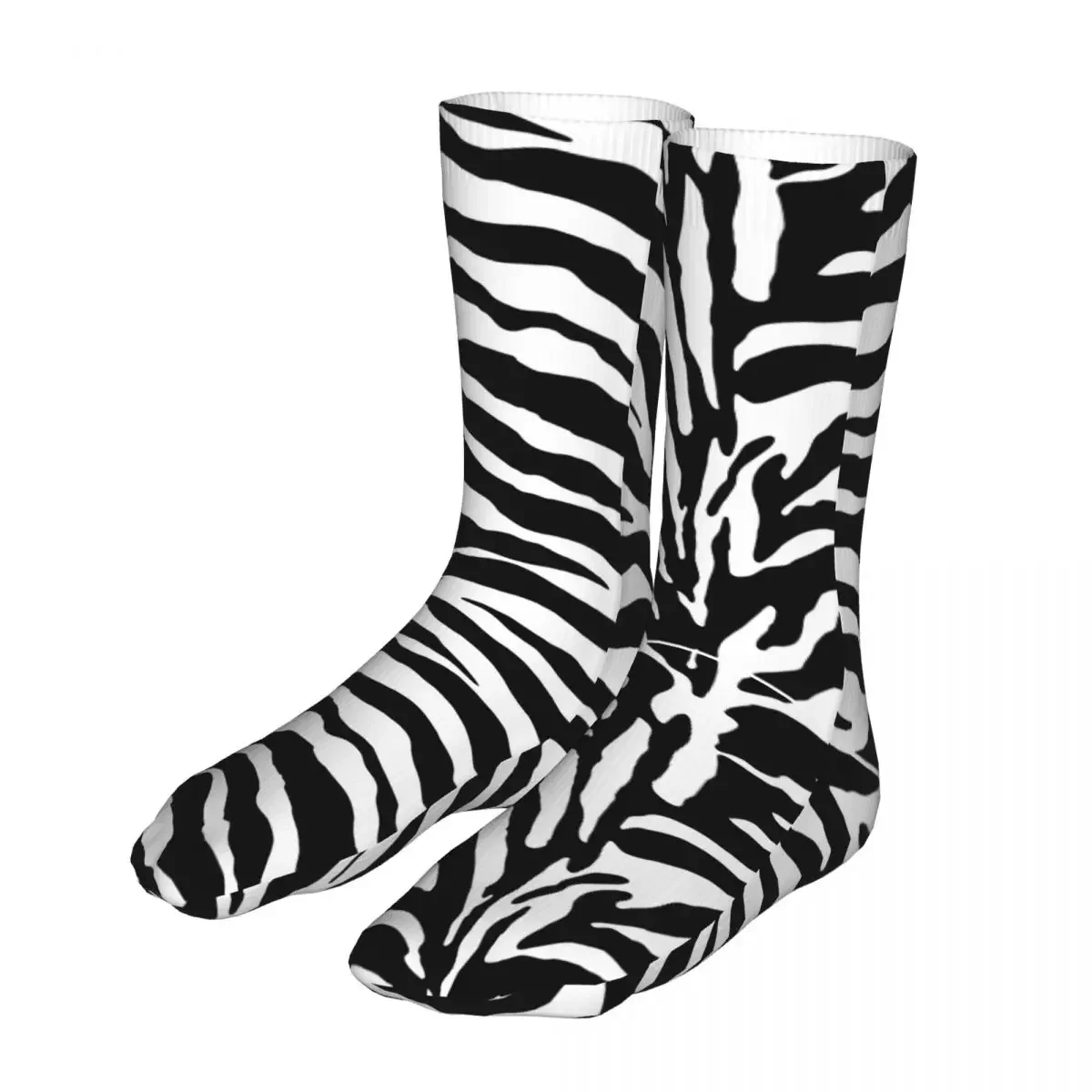 Zebra Dier Patroon Sokken Mannen Vrouwen Polyester Grappige Vrolijke Sokken Hiphop Lente Zomer Herfst Winter Sokken Cadeau