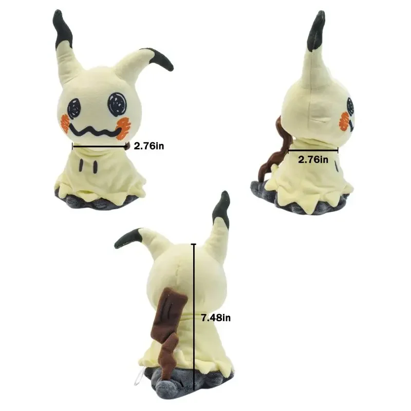 HOTSALE VOORRAAD Mimikyu Knuffels Collectible Zachte Pluche Cos Mimikyu Knuffeldier Leuke Cartoon Eevee Espeon Glaceon Poppen Geschenken