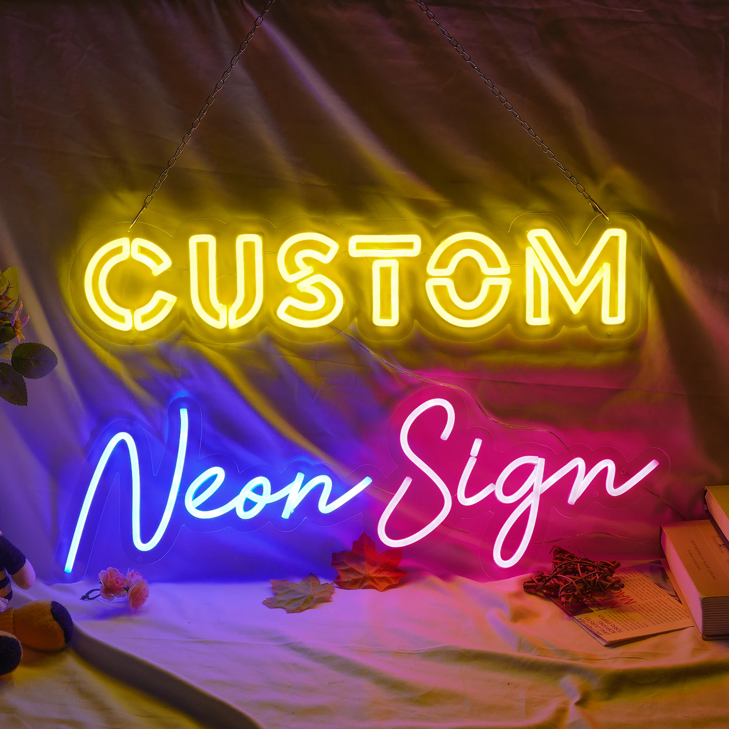 

Custom Neon Sign Personal LED Neon Lighting Custom Led Light Name Gift Decor Wedding Sign Bedroom Home Bar Wall Neon Decorations