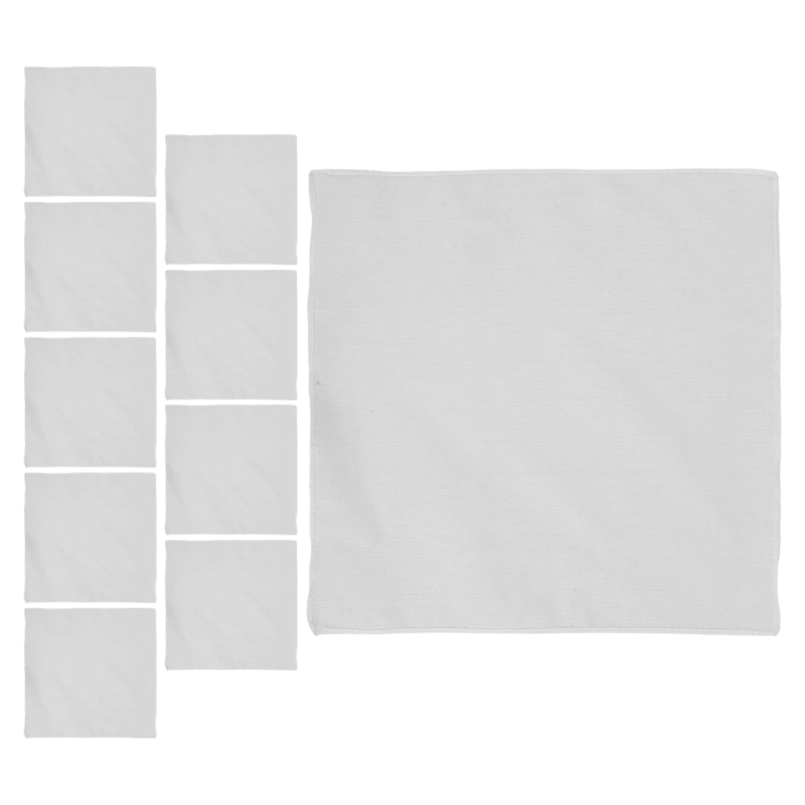 

10Pcs Plant Pressing Tools DIY Fabric Squares White Cotton Dyeing Cloth for Flower Art Handicraft Projects Press Flower Kits