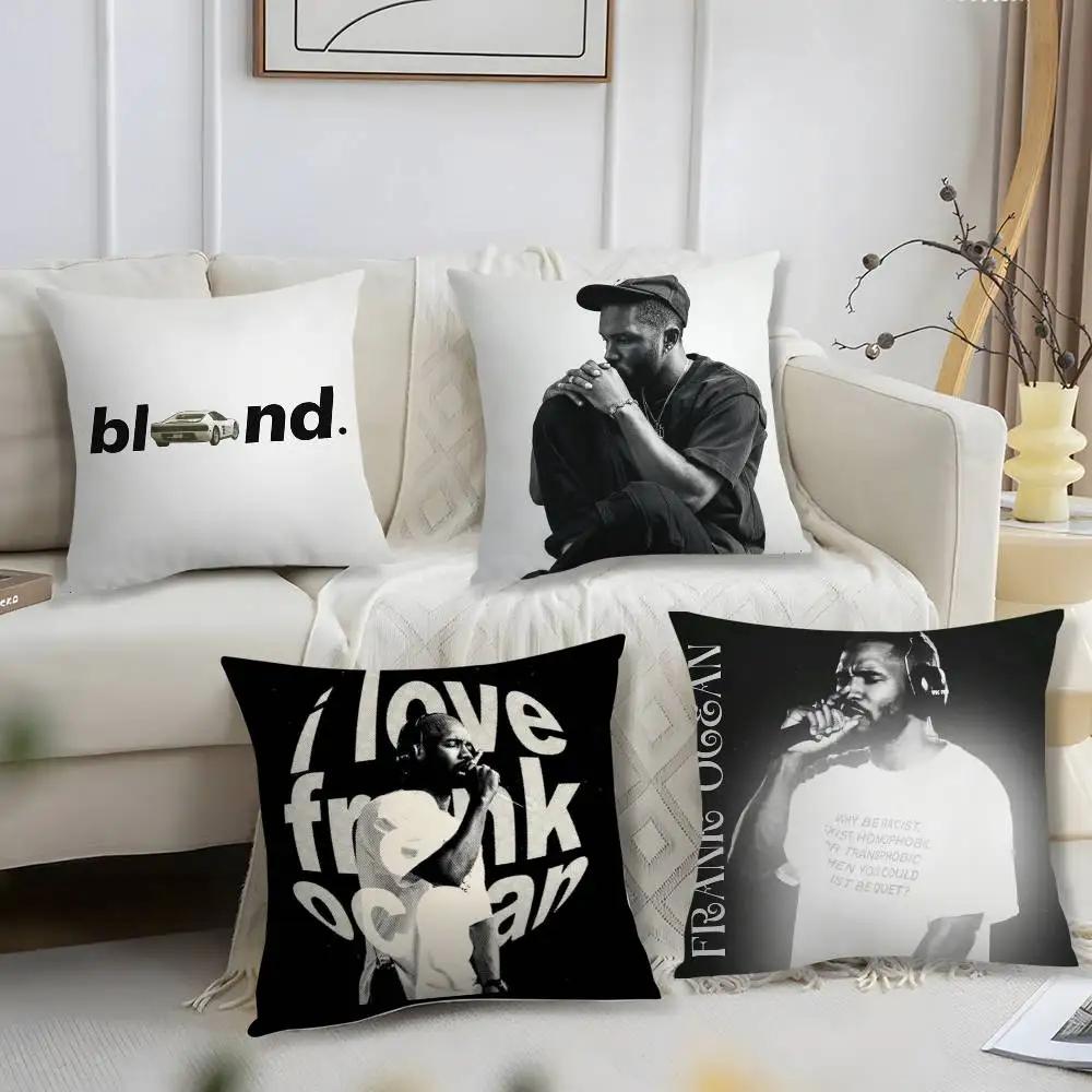 

Blond F-Frank Singer O-Ocean Pillow Case Short Plush Print Cushion Cover Square Throw Pillow Covers Sofa Home Decor