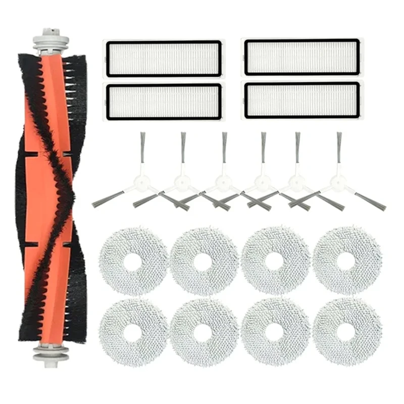 

For Xiaomi Robot Vacuum S10+/S10 Plus Accessories Main Side Brush Hepa Filter Mop Cloth Replacement Spare Parts-Retail