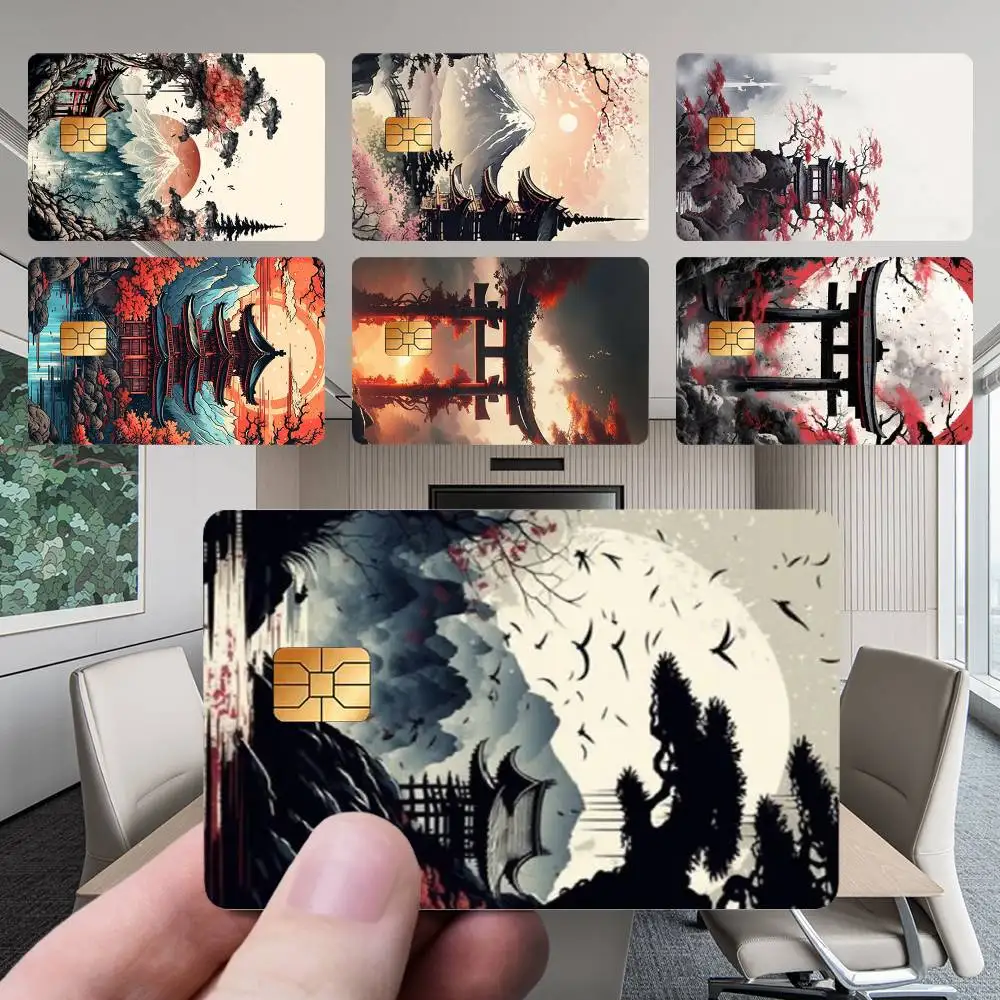 

Art J-Japanese S-Style Card Stickers New Cartoon Card Debit Bank Charge Card Bus Metro Waterproof Sticker Decal Decoration