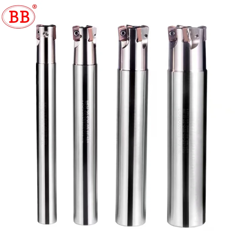 BB MFH03R End Milling Cutter LOGU0303 Insert High Feed CNC Cutting Tool Holder MFH03 Bar Shell Mill for Steel