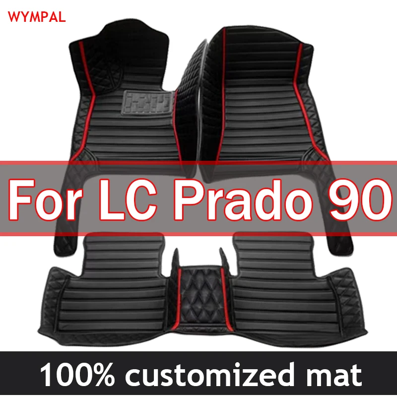 

Customized Artificial Leather Car Floor Mat For LC Prado 90 1996 1997 1998 1999 2000 Protect Your Vehicle's Interior Accessory