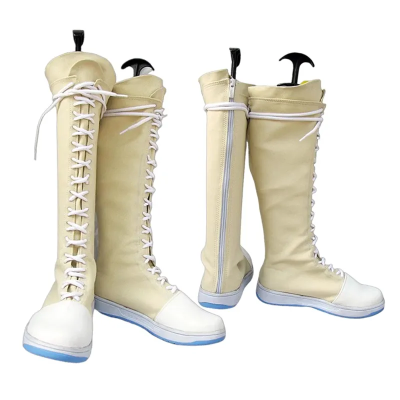 

Fantasy Yuffie Kisaragi Cosplay Shoes Boots Adult Men Women Roleplay Footwear Halloween Party Costumes Accessories Custom Made