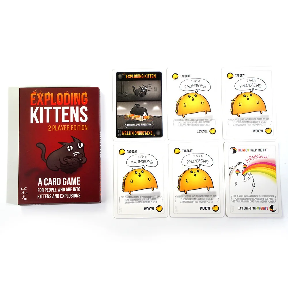 Throw Throw Burrito by Exploding Kittens A Dodgeball Card Game Family-Friendly Party Games for Adults, Teens & Kids 2-6 Players