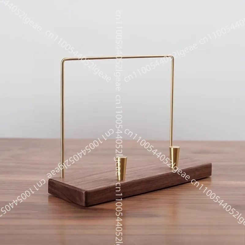 Vinyl Record Rack, Brass Solid Wood, Display Bracket, Vinyl Cabinet, CD Rack, Vertical Storage and Finishing, Desktop Shelf