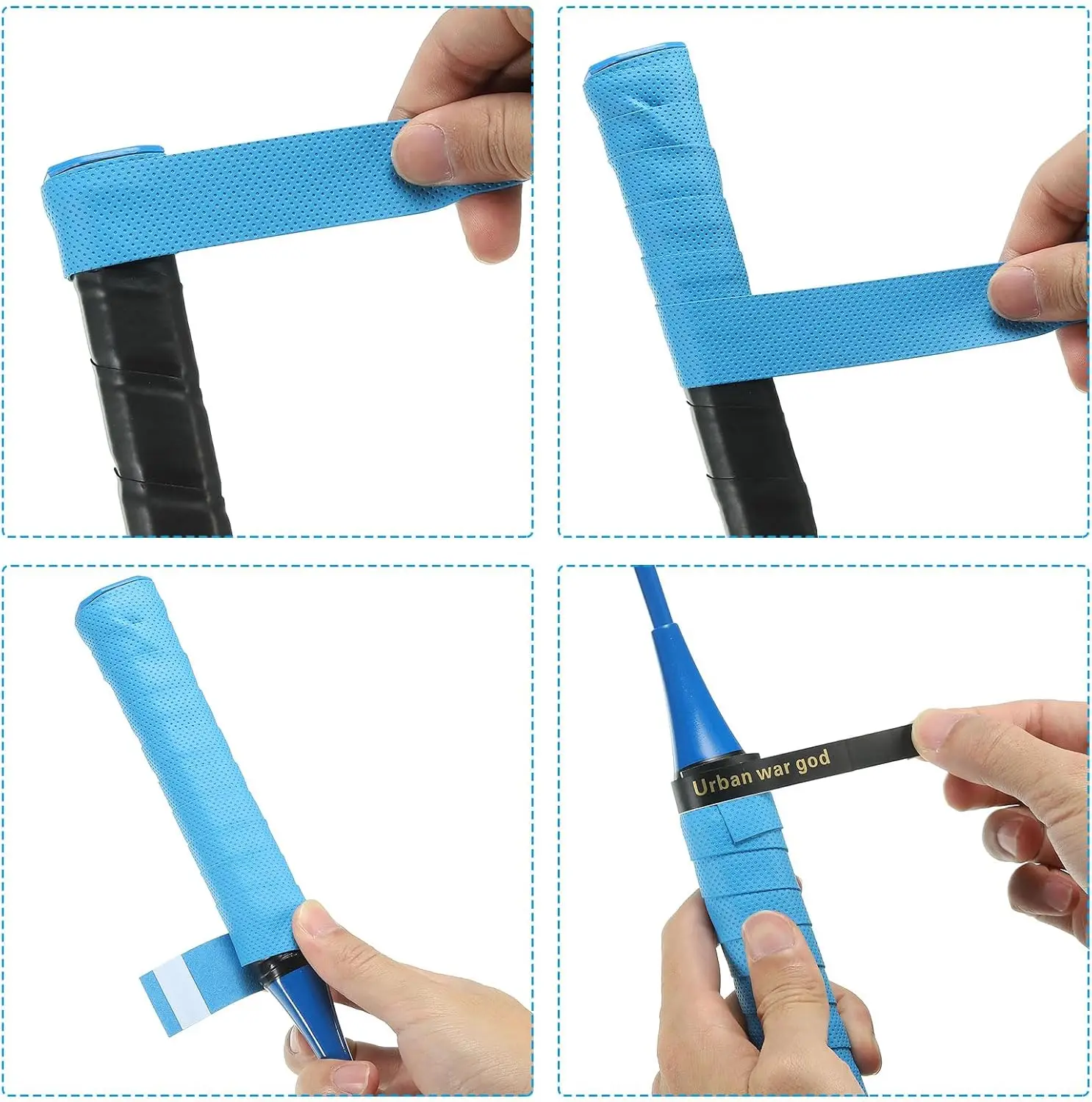 المضادة للانزلاق الرياضة على شريط لحام التنس Overgrips العصابة مضرب بدمنتون السيطرة عرق الفرقة الصيد قضبان الفرقة