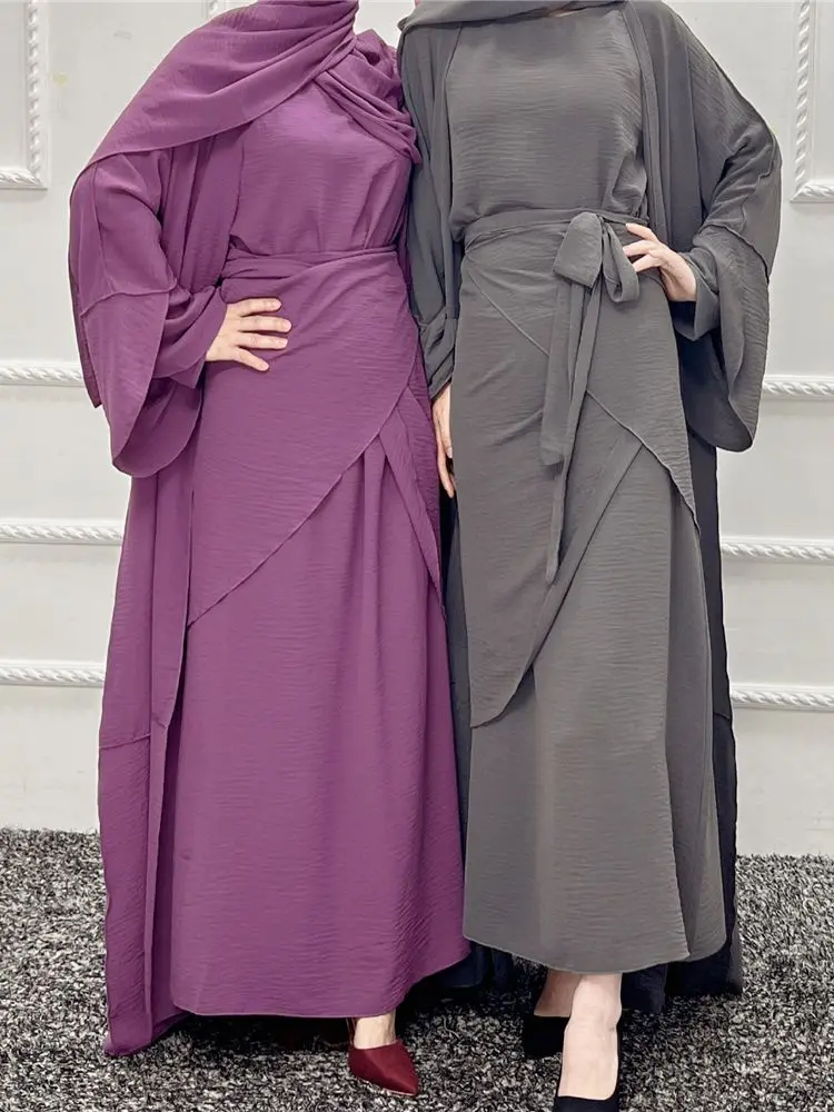 Abaya Dubai Islam Bangladesh musulmano Hijab abito lungo modesto caftani turchia abiti per donna caftano Robe Longue Femme Musulmane