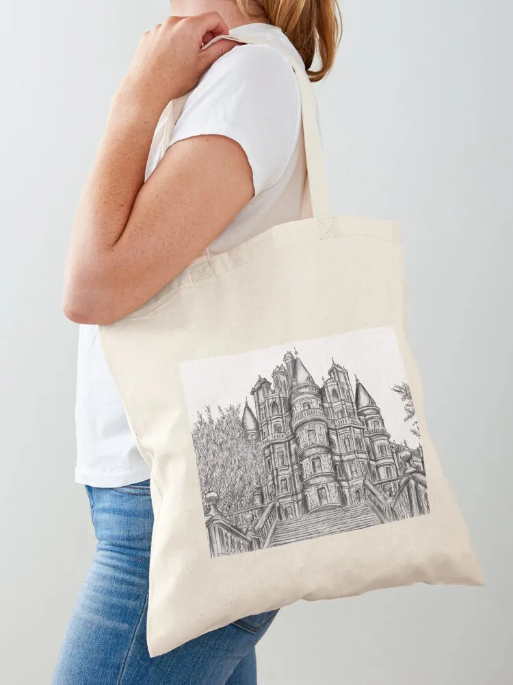 

Royal Holloway University of London Illustration Tote Bag Custom bag shopper bags for women tote bag shopping cart bags