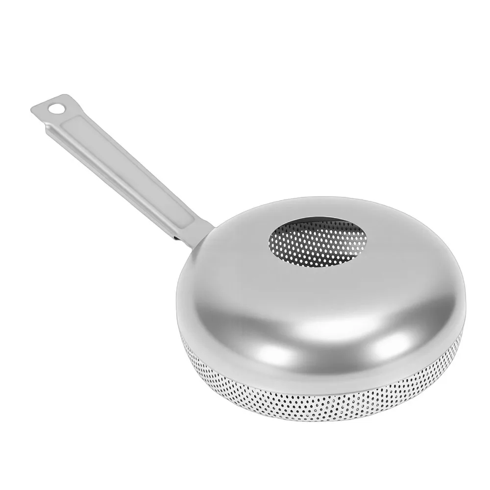 Stainless Steel Manual Coffee Roaster Even Heat Distribution Rapid Cooling Coffee Roasting Tool Comfortable Grip