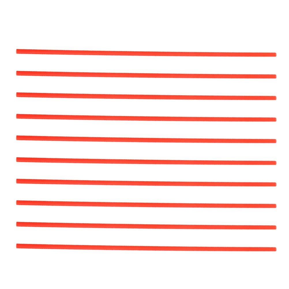 หลอดต่อกระป๋องสเปรย์ 10 ชิ้น สีแดง หลอดสำรองสำหรับน้ำมันหล่อลื่น น้ำยาทำความสะอาด หัวฉีดสเปรย์ สำหรับงานซ่อมบำรุงยานยนต์