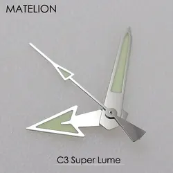 C3 Watch Hands for NH35 NH36 NH38 NH70 NH71 NH72 4R35 4R36 7s36 7s35 7002 7009 Super Lume Luminous Watch Needles Accessories