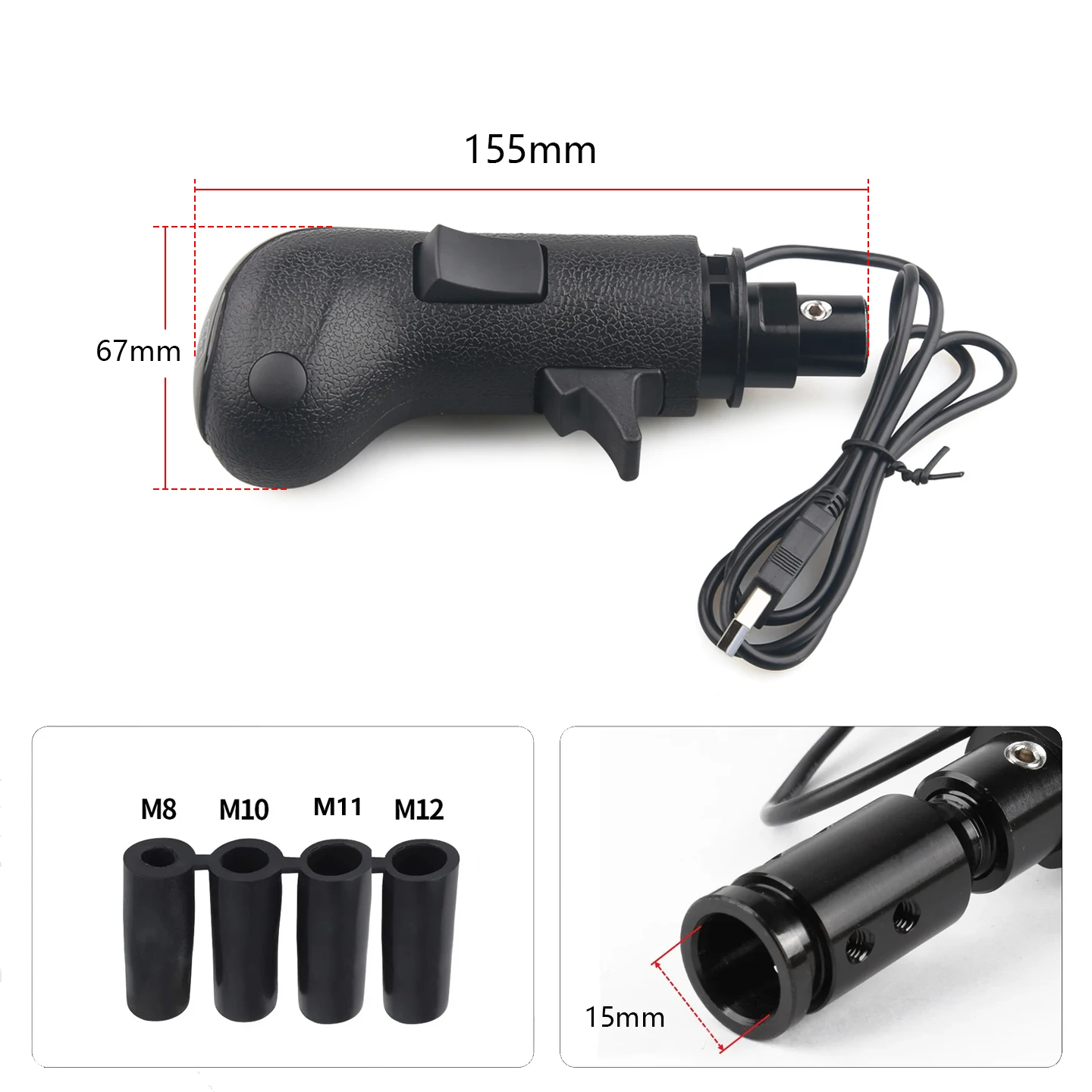 محول محاكاة شاحنة USB، مقبض ناقل الحركة لـ ATS ETS2 PC Racing Sim Shifter لـ Logitech G923 G29 G27 G25 Thrustmaster TH8A #2